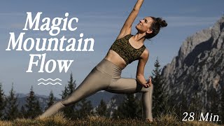 Yoga Ganzkörper Flow für alle Level  Kraft Klarheit Balance  28 Min Magic Mountain Flow ⛰️ [upl. by Trinee]