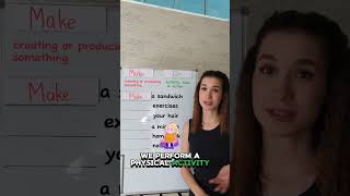 Make or Do 🤔 learningenglish englishvocabulary englishteacher learnenglish englishgrammar [upl. by Annet]