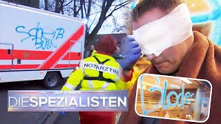 quotHier BESPRÜHT einer den Rettungswagenquot🚑GraffitiAttacke auf Spezialisten😳 Die Spezialisten  SAT1 [upl. by Beitnes626]