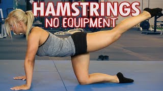 Best Hamstring Exercises with NO Equipment [upl. by Afra]