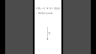 Preparation of Carboxylic acid  Acetic acid  Hydrolysis of Nitriles Acetonitrile  Chemistry 12 [upl. by Atilam653]