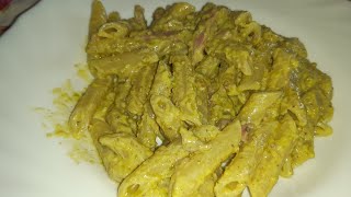 Pasta al pesto di pistacchio speck e panna [upl. by Reibaj327]