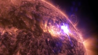 NASA’s 4K View of April 17 Solar Flare [upl. by Layney976]