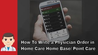 How To Write An Order In Home Care Home Base HCHB  PointCare [upl. by Nyletac]