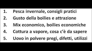 Pesca invernale gusto della boilie e attrazione ricette mix la cottura a vapore e uovo [upl. by Osterhus347]