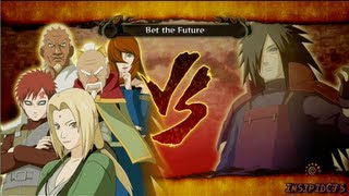 Naruto Ultimate Ninja Storm 3 Tsunade Five Kage Vs Madara Uchiha SRank Legend English [upl. by Wauters]