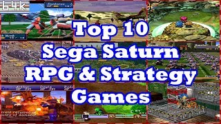 Top 10 Sega Saturn RPG amp Strategy Games [upl. by Melony536]