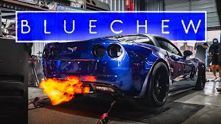 TexasSpeedPerformance 408 Procharged Z06 Drift Vette Throws Flames On The Dyno🔥 [upl. by Ntsud531]