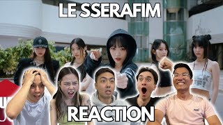 BOOM BOOM BOOM  LE SSERAFIM 르세라핌 Eve Psyche amp The Bluebeards wife REACTION [upl. by Enyale]