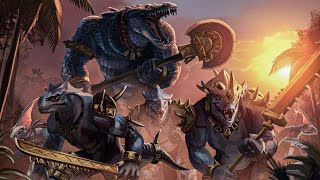 Dinosaurs but with culture  Lizardmen Origins  Warhammer Fantasy Lore [upl. by Orlantha945]