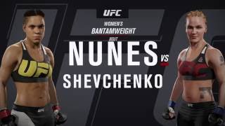 UFC 2  Nunes vs Shevchenko Ranked calexman vs Klytar [upl. by Annairt]