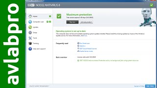 ESET NOD32 Antivirus 8 Install and settings [upl. by Stephi]