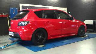 Reprogrammation Moteur Mazda 3 MPS  305cv dyno Digiservices [upl. by Nakre]