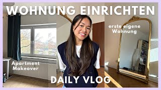 UMZUGSVLOG Erste eigene Wohnung einrichten Apartment Makeover Wohnungsupdate Schuette  PART 3 [upl. by Bellis651]