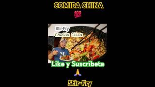 COMIDA CHINA 😋Arroz Chino StirFry 🤩cocina comida comidachina [upl. by Delmore]