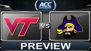 Preview  Virginia Tech vs East Carolina  ACCDigitalNetwork [upl. by Jaynes435]