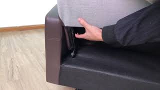 Recliner sofa disassemble video [upl. by Dione]