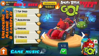 ANGRY BIRDS GO‼️🔥SUPER ROOSTER🔥 UNLOCKING  MAXING OUT  GAMEPLAY  IN GAME MUSIC 🔊Version 152 [upl. by Anahsal]