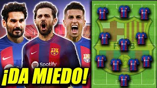 EL TEMIBLE 11 POTENCIAL del FC BARCELONA PARA LA TEMPORADA 2324  BARÇA HOY [upl. by Urdna]