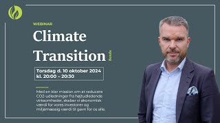 Webinar  Introduktion til Climate Transition Bonds 🌱 [upl. by Shawnee]