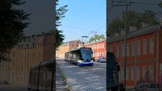 Škoda 15T tram on line 7 in Riga 🇱🇻 [upl. by Hyatt154]