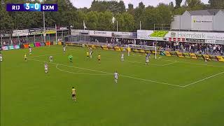 Highlights Rijnsburgse Boys  Excelsior Maassluis 40 [upl. by Sailesh754]