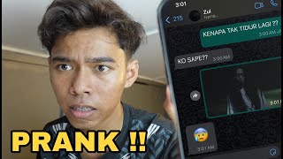 AKU MENYAMAR JADI ORANG LAIN CHAT KAWAN AKU  DIA TAKUT [upl. by Bobbee]