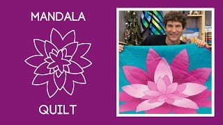 Make a Simple Mandala Quilt with Rob [upl. by Ulah]