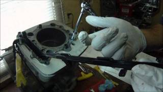 Complete single cylinder rebuild 600cc RFVC XR600R 3 of 11 [upl. by Menashem]