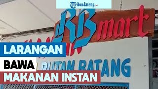 Rutan Batang Larang Pengunjung Bawa Makanan Instan [upl. by Cyrus325]