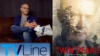 Twin Peaks The Return Debate  Damon Lindelof vs Michael Ausiello  ComicCon 2017  TVLine [upl. by Ecirtram]