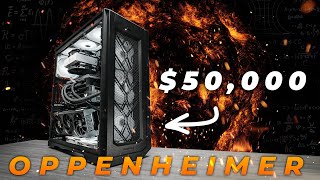 REVEALED 👉 Worlds MOST POWERFUL Creator PC  AMD 5995wx  3x RTX 4090 Workstation OPPENHEIMER PC [upl. by Haynes]