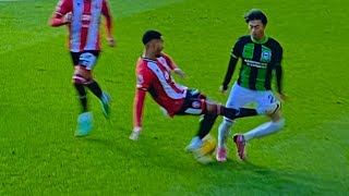 Mason Holgate red card vs Brighton vs Sheffield United after red card tackle on Kaoru Mitoma [upl. by Orms638]