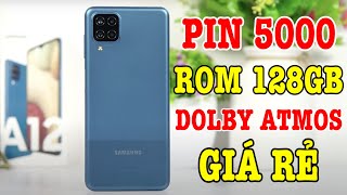 Mở hộp Galaxy A12 ROM 128GB Pin 5000 Dolby Atmos GIÁ RẺ của Samsung [upl. by Enelear31]