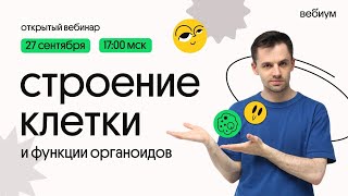 Строение клетки Биология ЕГЭ Даниил Дарвин Вебиум [upl. by Aratihc799]