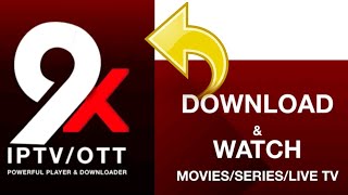 How to Install 9Xtream IPTV Player from Play Store  StepbyStep Guidequot IPTV service provider [upl. by Ybocaj]