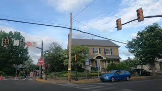 DRIVING TOURDOYLESTOWN PENNSYLVANIA SCENIC DRIVE [upl. by Bearnard]