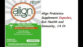 Align Probiotics Supplement Capsules Gut Health and Immunity 14 Ct [upl. by Awuhsoj]