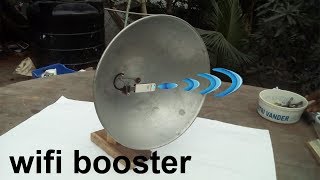 Long Range Wifi AntennaWIFI Receive Booster [upl. by Bedad]