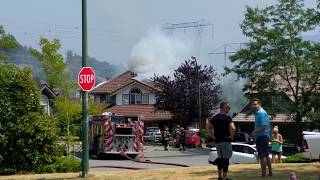 Abbotsford house fire July 28 2018 [upl. by Bonar]