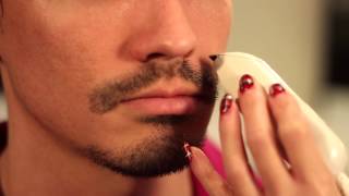 How to Shave Around a Mustache amp Goatee  Mens Grooming Tips [upl. by Eelarbed629]