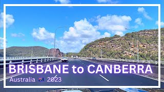 Drive with Us BRISBANE to CANBERRA  Australia 2023 [upl. by Eetnod]