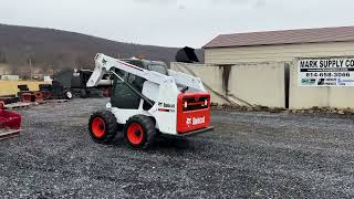 2014 Bobcat S630 Rubber Tire Skid Steer Loader Cab Heat Air Power Quick Attach For Sale [upl. by Kerge]