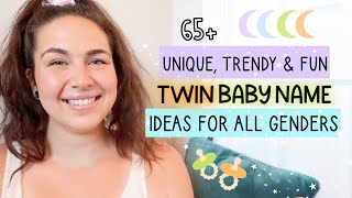 UNIQUE TRENDY amp FUN TWIN BABY NAME IDEAS FOR BOYS GIRLS amp GENDER NEUTRAL  TWIN BABY NAME LIST [upl. by Haiel]