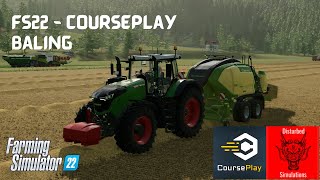 FS22  Courseplay  Baling [upl. by Staffan]