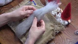 How to Needle Felt Pocket Gnome [upl. by Jackelyn]