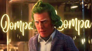 oompa loompa song  hugh grant  wonka [upl. by Dnomayd518]