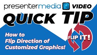 Effortlessly Flip Your Customized Graphics  PresenterMedia Quick Tip Tutorial [upl. by Devora]