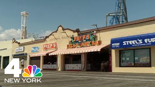 Amusement park reopening delayed  NBC New York [upl. by Odnamla]