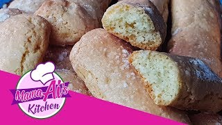 Ladyfingers  Broas  Sponge Fingers  Savoiardi Biscuits [upl. by Norda]